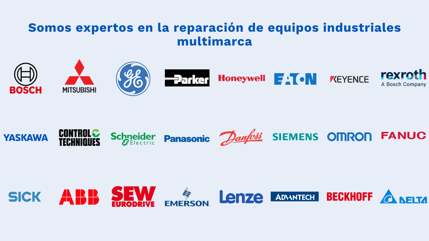 Reparación de equipos industriales multimarca