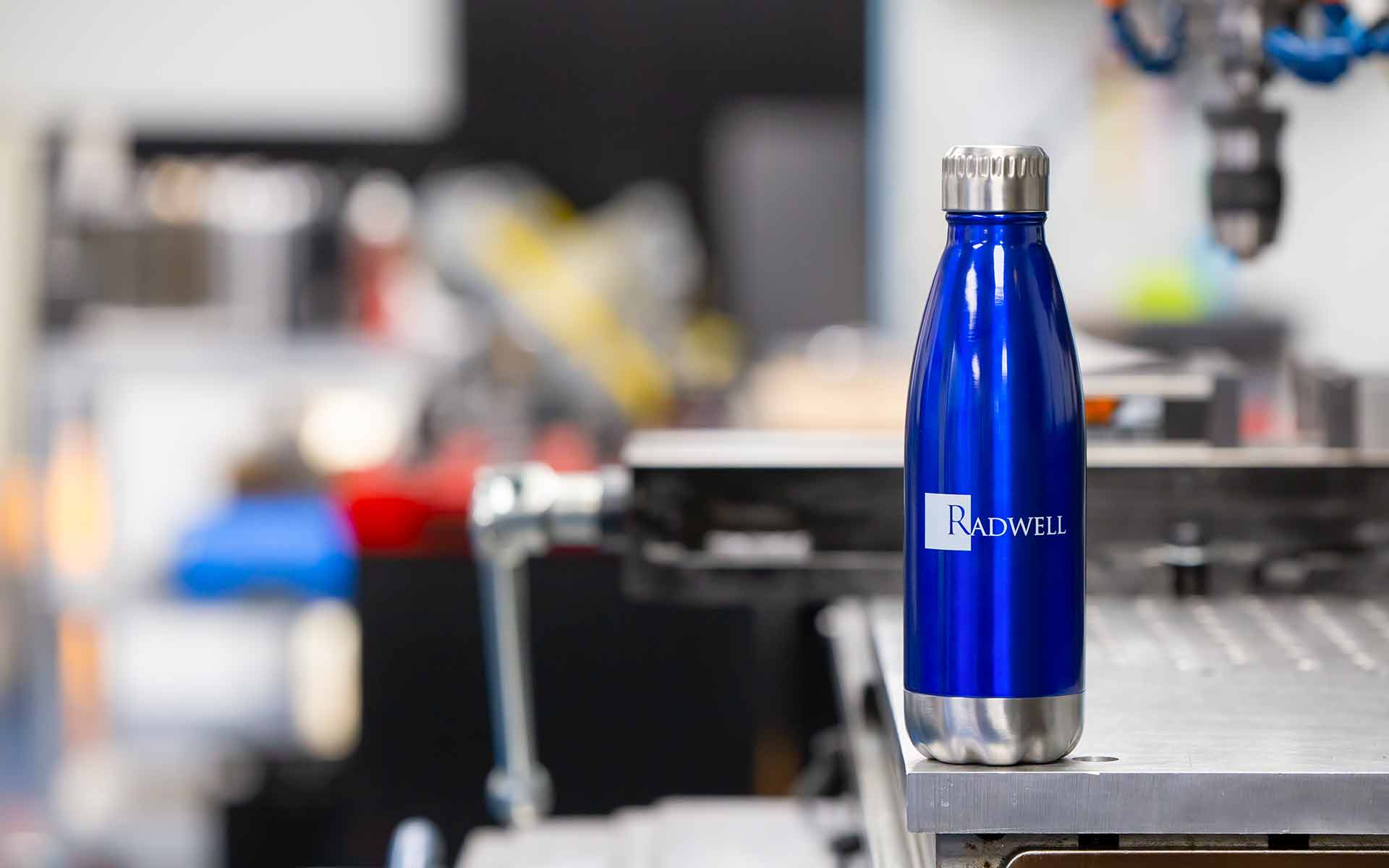 Blue Radwell Water Bottle